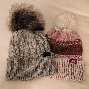 The North Face pom beanie